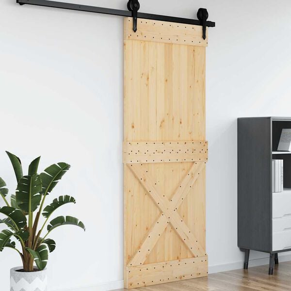 vidaXL Door NARVIK 90x210 cm Solid Wood Pine