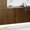 vidaXL Sink Base Cabinet&nbsp;"Porto" Brown Oak 80x46x81.5 cm&nbsp;Engineered Wood