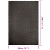 vidaXL Rug ZIZUR Anthracite 200x290 cm Jute Look Indoor and Outdoor