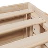 vidaXL Bed Frame without Mattress with Drawers 75x190 cm Small Single Solid Wood Pine