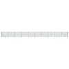 vidaXL Wire Mesh Fence with Flange Green 2.2x25 m
