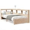 vidaXL Bookcase Bed without Mattress 75x190 cm Solid Wood Pine