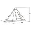 Easy Camp Tent Bolide 400 4-persons Red