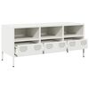 vidaXL TV Cabinet White 101.5x39x43.5 cm Cold-rolled Steel