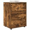 vidaXL Storage Cabinet Smoked Oak 60 x 48 x 81 cm Engineered Wood