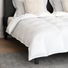 vidaXL Duvet Set with Pillow 3 pcs White Microfiber and Cotton