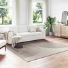 vidaXL Area Rugs Square HUARTE Beige 240 x 240 cm Polyester