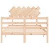 vidaXL Bed Frame without Mattress Small Double Solid Wood