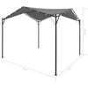 vidaXL Gazebo 4x4 m Anthracite