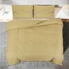 vidaXL Duvet Cover Set Taupe 140x200 cm Light-weight Microfiber