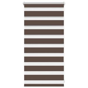 vidaXL Zebra blind 40.9x100 cm Fabric Width 36.7 cm coffee