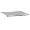 vidaXL Manual Retractable Awning with LED Anthracite&White 600x350 cm