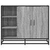 vidaXL Sideboard Grey Sonoma 92x35x76 cm Engineered Wood