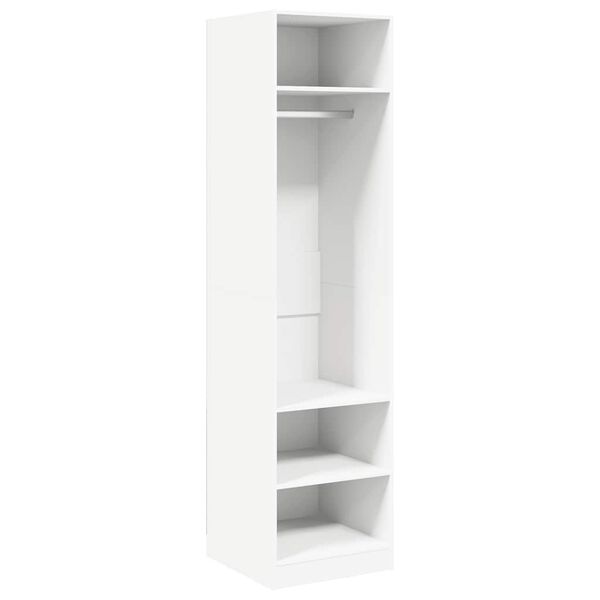 vidaXL Wardrobe White 50x50x200 cm Engineered Wood