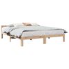 vidaXL Bed Frame without Mattress 180x200 cm Super King Solid Wood Pine
