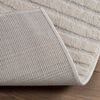 vidaXL Area Rugs Square HUARTE Cream 200 x 200 cm Polyester