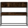 vidaXL Console Table Smoked Oak 90x35x80 cm Engineered Wood