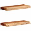 vidaXL Wall Shelves 2 pcs 40x20x3,5 cm Solid Wood Acacia