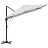 vidaXL Cantilever Roma Parasol Beige and Black 352 x 251 x 260 cm