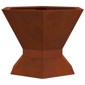 vidaXL Fire Bowl Rusty 50 x 50 x 40 cm