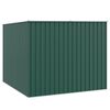 vidaXL Garden Shed Green 195x198x159 cm Galvanised Steel