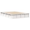 vidaXL Bed Frame White 120 x 190 cm Solid Pine Wood