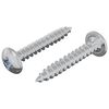 vidaXL Wood Screws 2 pcs Silver M4 x 25 mm Steel