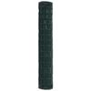 vidaXL Euro Fence Green 1.6 x 10 m PVC-coated iron