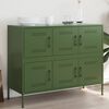 vidaXL Sideboard Olive Green 100.5x39x79 cm Steel