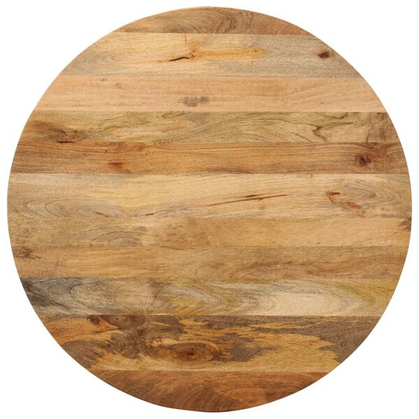 vidaXL Table Top &Oslash; 80x2.5 cm Round Solid Wood Mango