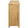 vidaXL Garden Console Table 110x35x75 cm Solid Wood Acacia