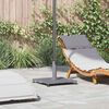 vidaXL Parasol Base Dark Grey Wood Look 45 x 45 x 31 cm