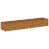 vidaXL Garden Raised Bed 479x100x69 cm Corten Steel
