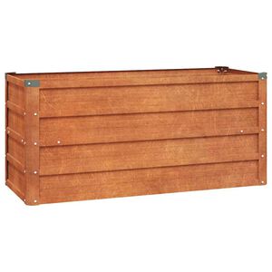 vidaXL Garden Raised Bed Rusty 100x40x45 cm Corten Steel
