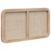 vidaXL Headboard with Headboard Natural 100 x 55 x 3 cm Rattan