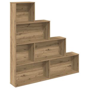 vidaXL Book Cabinet Artisan Oak 157x24x160 cm Engineered Wood