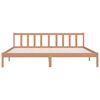 vidaXL Bed Frame without Mattress Honey Brown Solid Wood Super King Size