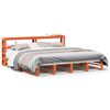 vidaXL Bed Frame without Mattress Wax Brown 180x200 cm Solid Wood Pine