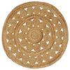 vidaXL Area Rugs Natural &Oslash; 90 cm Jute