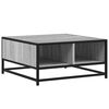 vidaXL Coffee Table Grey Sonoma 60.5x60.5x30 cm Engineered Wood and Metal
