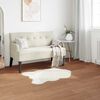 vidaXL Faux Sheepskin Rug Tafalla White 80 x 120 cm Polyester
