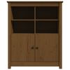 vidaXL Sideboard Honey Brown 83x41.5x100 cm Solid Wood Pine