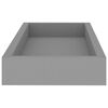 vidaXL Loggia Wall Shelves 4 pcs Grey 40x15x4 cm MDF