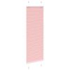 vidaXL Pleated Blind Pink 40x100 cm Fabric Width 39.4 cm Polyester