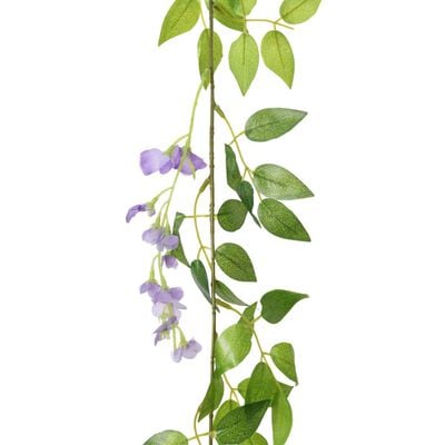 vidaXL Artificial Flower Garlands 6 pcs Purple 200 cm