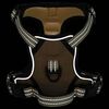 vidaXL Dog Harness with Reflective Stripes Adjustable Brown M