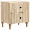 vidaXL Bedside Cabinet Sonoma Oak 43 x 34.5 x 48 cm Engineered Wood