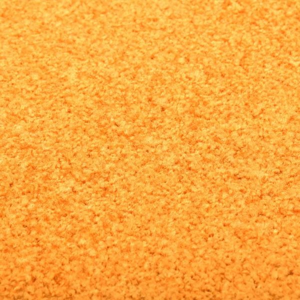 vidaXL Doormat Washable Orange 90x150 cm