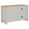 vidaXL TV Cabinet Grey 95x39x58 cm