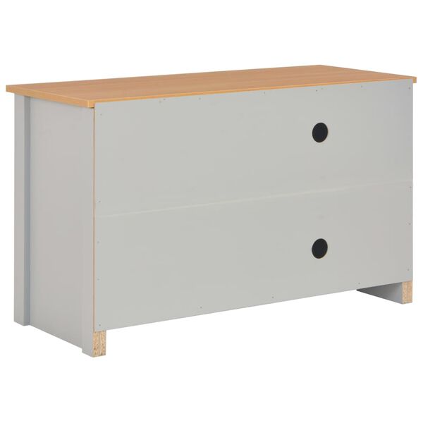vidaXL TV Cabinet Grey 95x39x58 cm